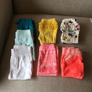 3-6 month baby girl pant bundle
